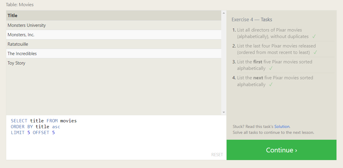 SQL Bolt 4