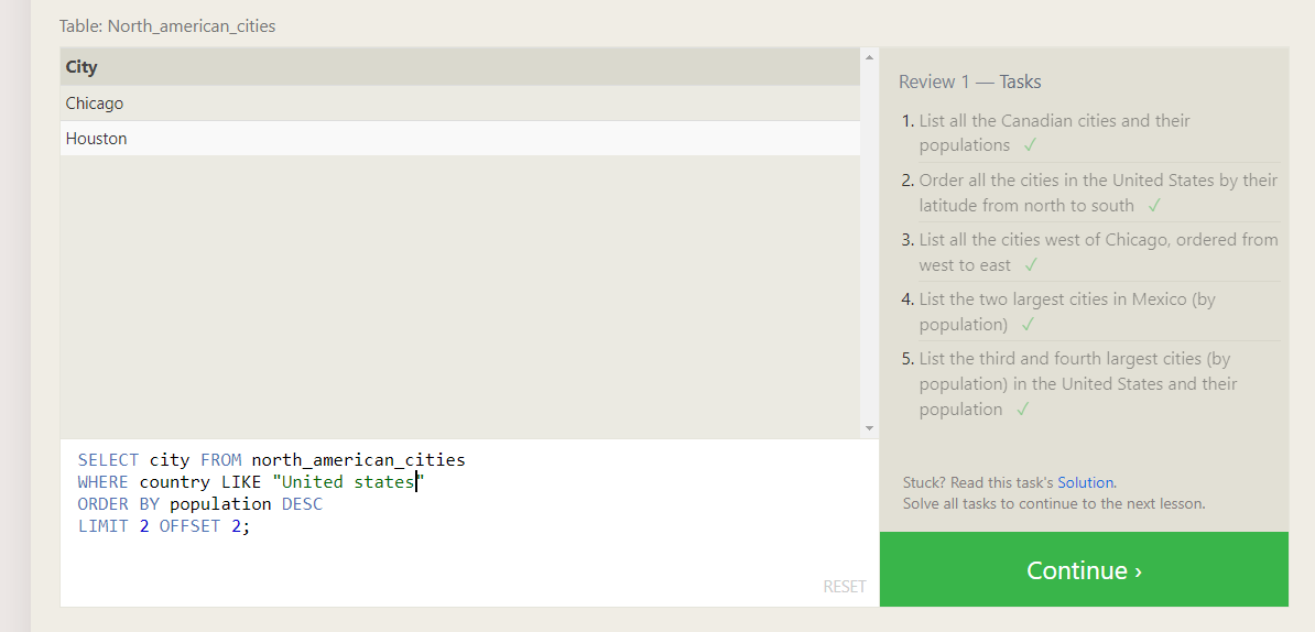 SQL Bolt 5